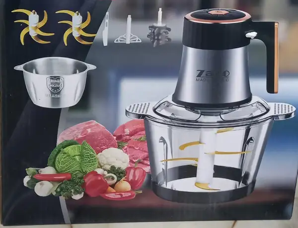 خردکن زانو 3 لیتری 1 تیغ طلایی4پره 3200 وات مدل Zano Y.8996